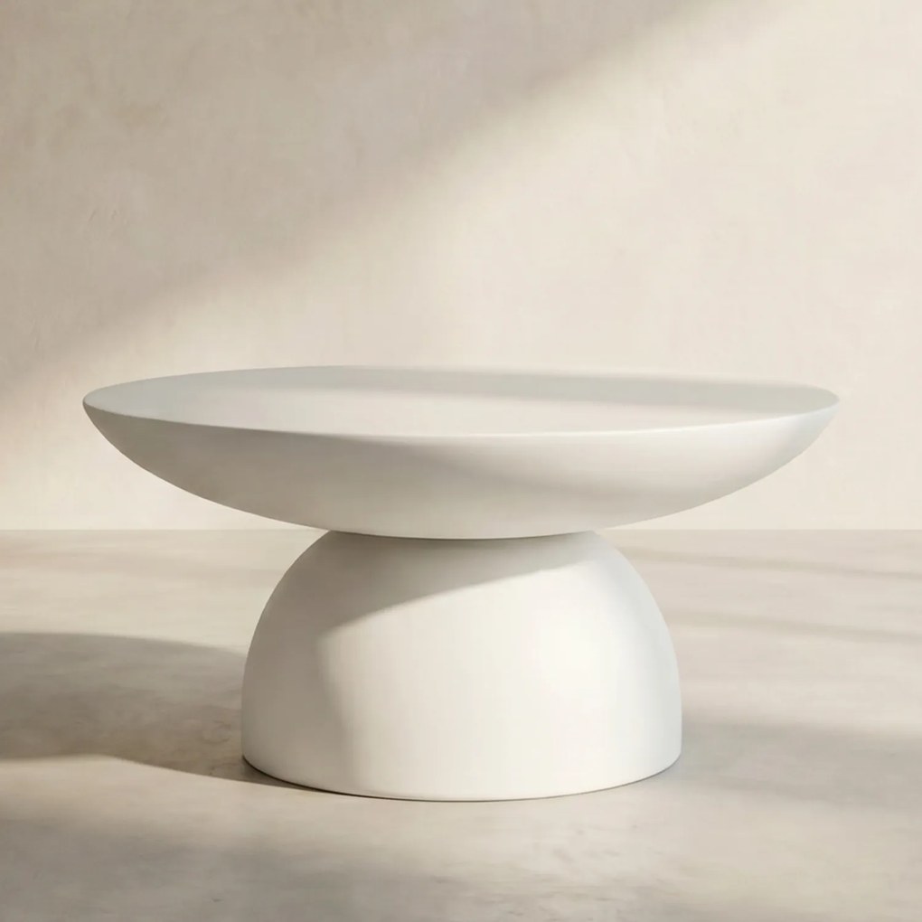 Cirkel Betonnen Salontafel - 70 X 70cm.