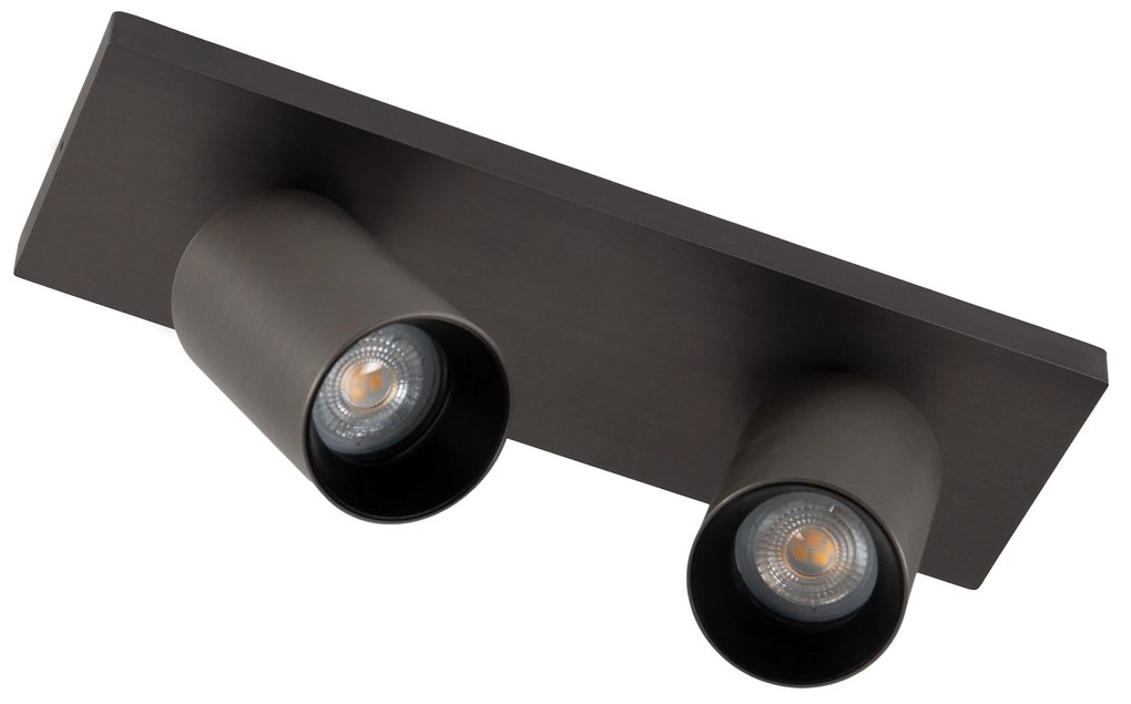 Lynn 2 Opbouwspot Gun Metal met Smart RGB LED