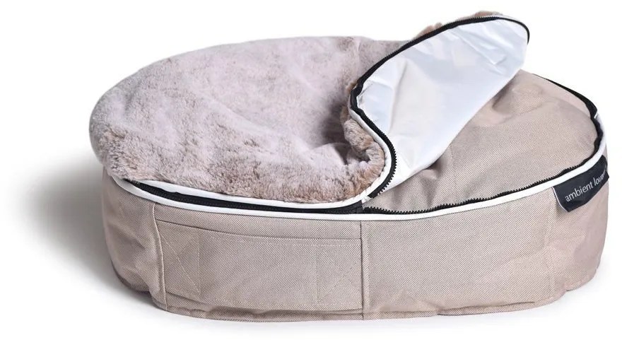 Pet Bed Indoor/Outdoor Cappuccino - Small