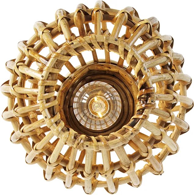 Landelijke plafondlamp bamboe 25 cm - Canna