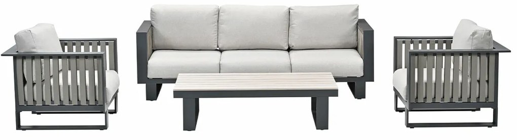 Garden Impressions Gabon loungeset 4-delig -taupe