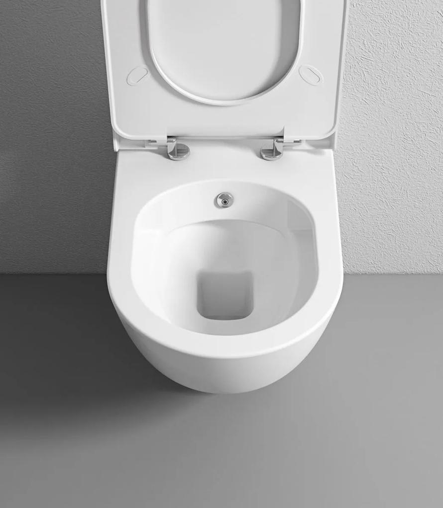 SaniGoods Elly toiletpot met bidet sproeier zonder zitting wit