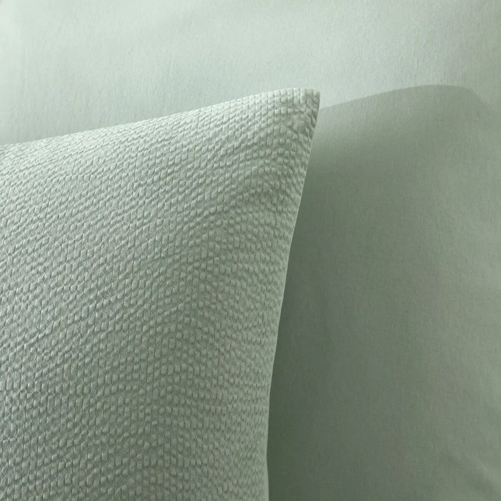 Kussensloop in gewassen katoen, Seersucker