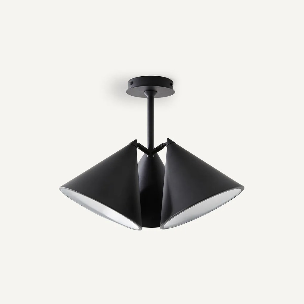 Plafondlamp 3 kegels, Moke