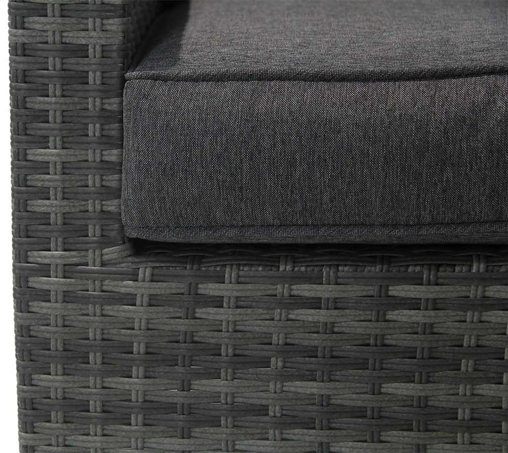 Dining Loungeset 6 personen Wicker Grijs Domani Furniture Beluga