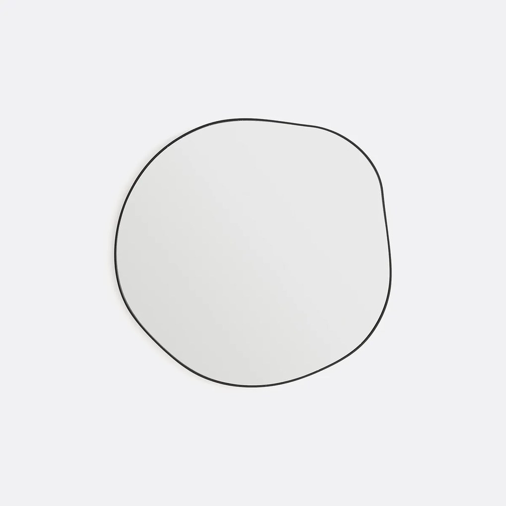 Organische vorm spiegel, lengte 58 cm, hoogte 58 cm, ORNICA