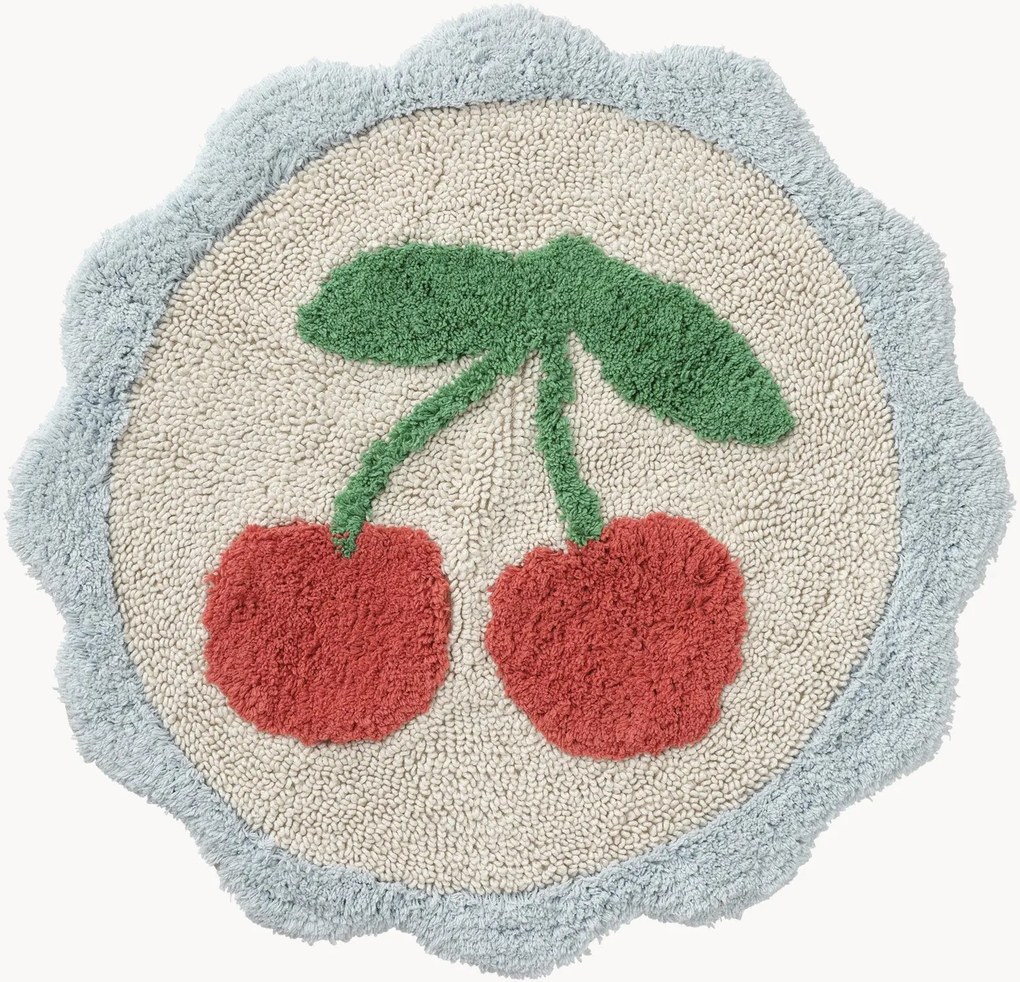 Katoenen badmat Cerise