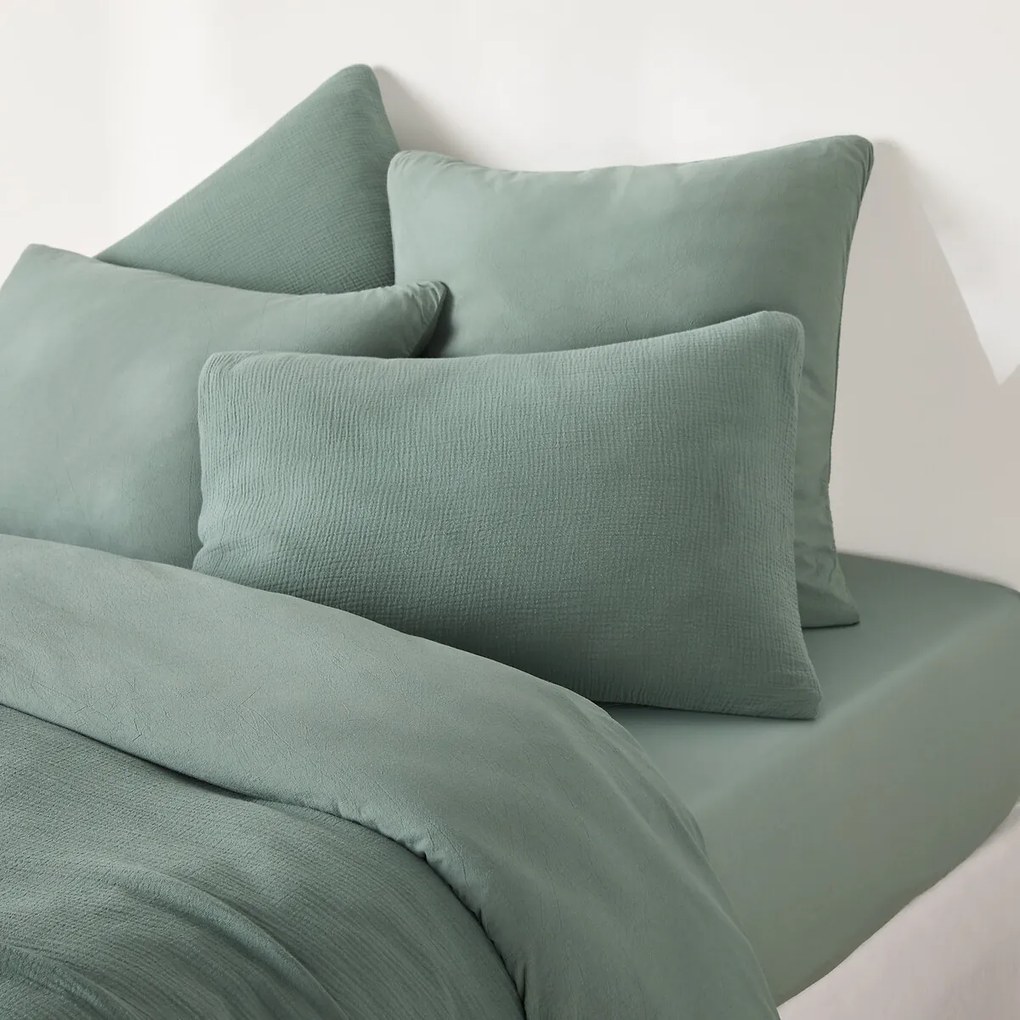 Kussensloop in tetra/gewassen katoen, Kumco