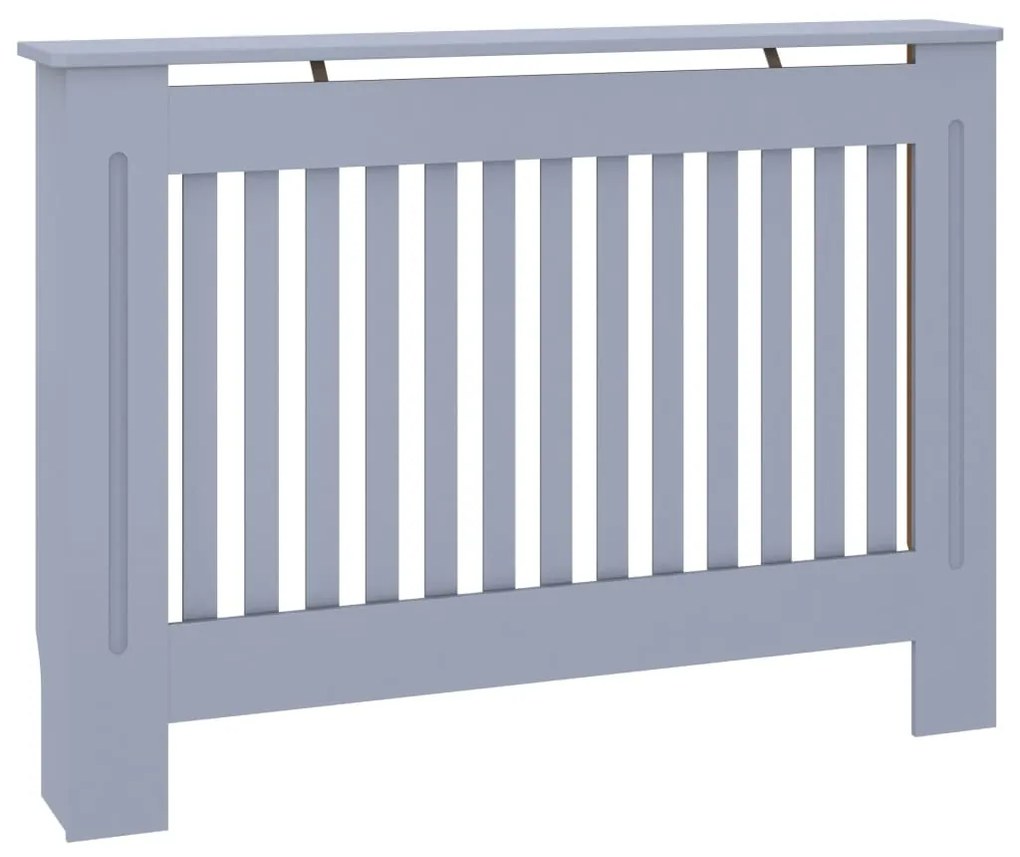 vidaXL Radiatorombouw 112x19x81 cm MDF antraciet