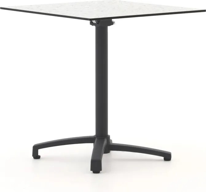 + 15% kassakorting | Inklapbare tafel Bellagio  | Vierkant  | Tuintafel Kunststof | 70x70cm | 2 personen | Kees Smit Tuinmeubelen