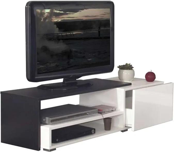 Symbiosis TV-meubel Astrup - wit/zwart - 32x120x42 cm - Leen Bakker