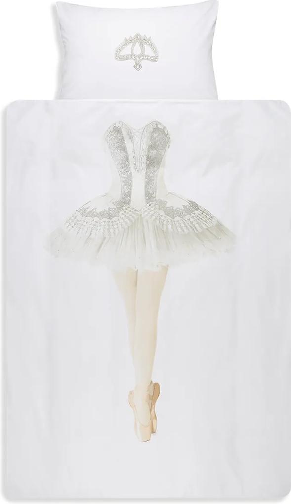 Snurk Ballerina kinderdekbedovertrekset van katoen perkal 160 TC