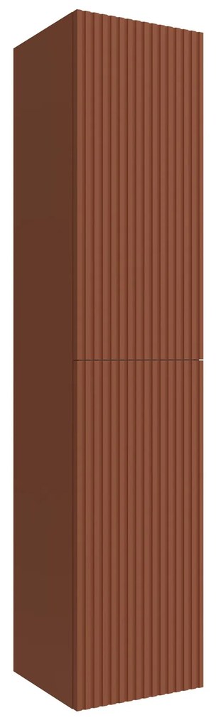 Muebles Raya kolomkast ribbelfront 160cm terracotta