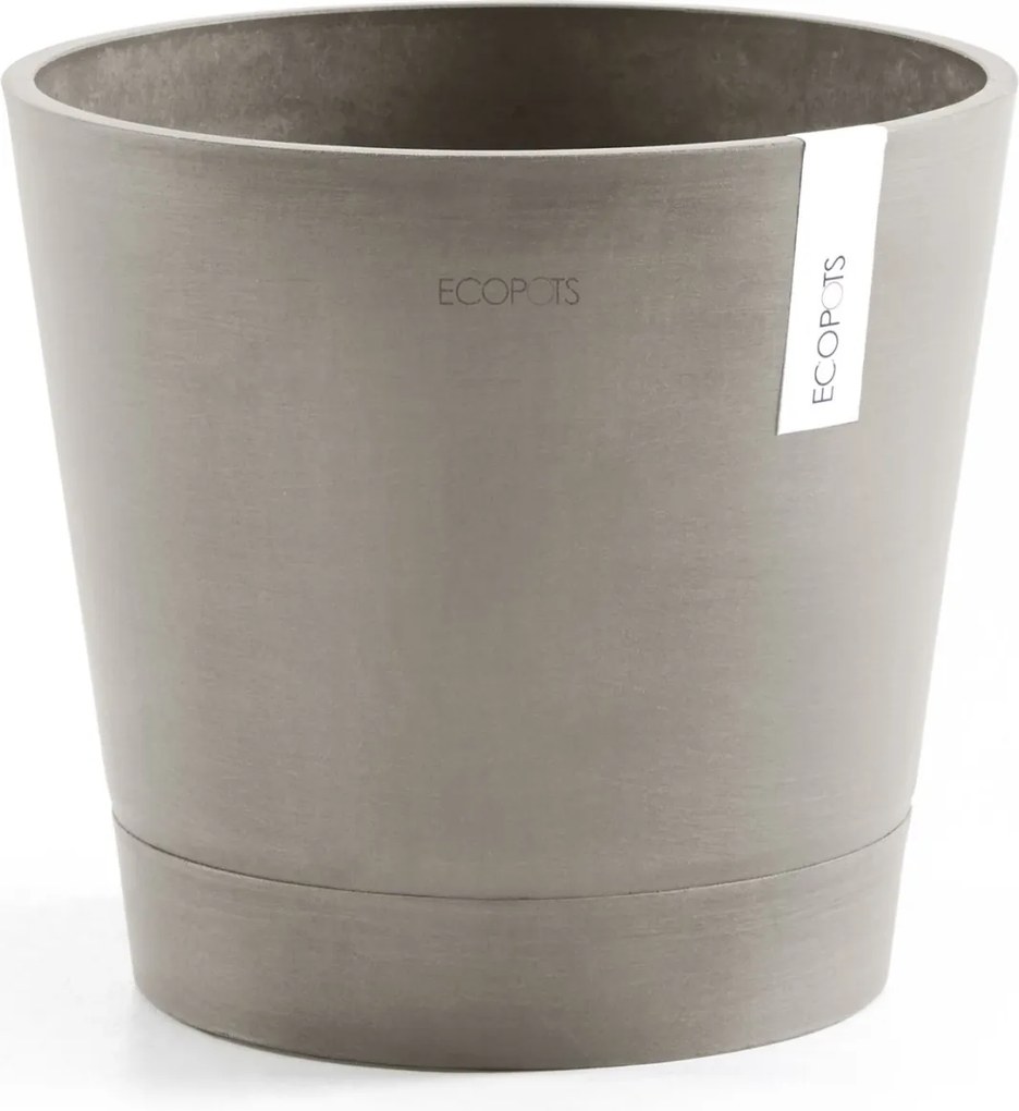 Ecopots venice - taupe diameter 30 cm H26,3 cm - incl. waterreservoir