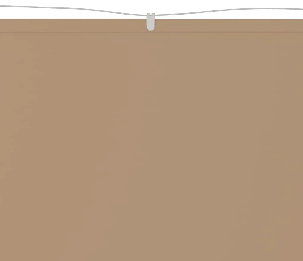 vidaXL Luifel verticaal 60x270 cm oxford stof taupe