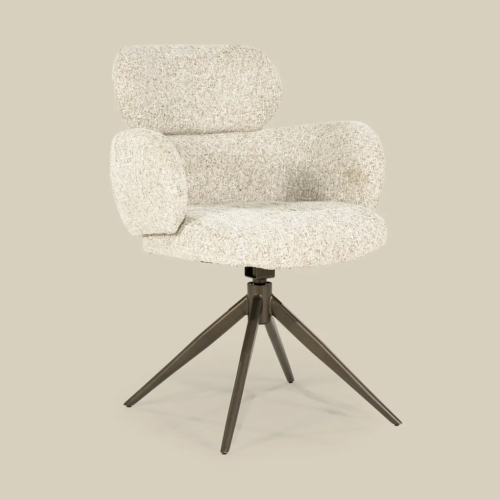 Draaibare Eetstoel Beige