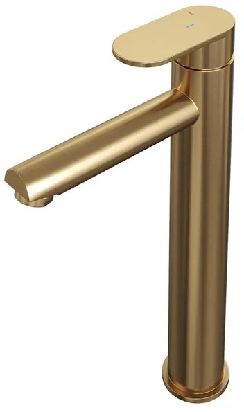 Brauer Gold - Edition Wastafelmengkraan opbouw - hoog - model C - PVD - geborsteld goud 5-GG-002-HD3