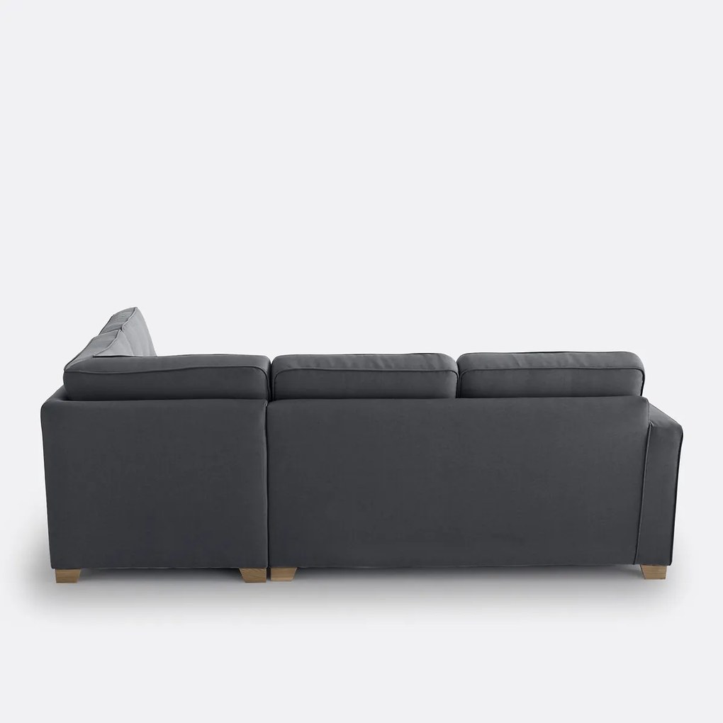 Hoekslaapbank, polyester, Ajis