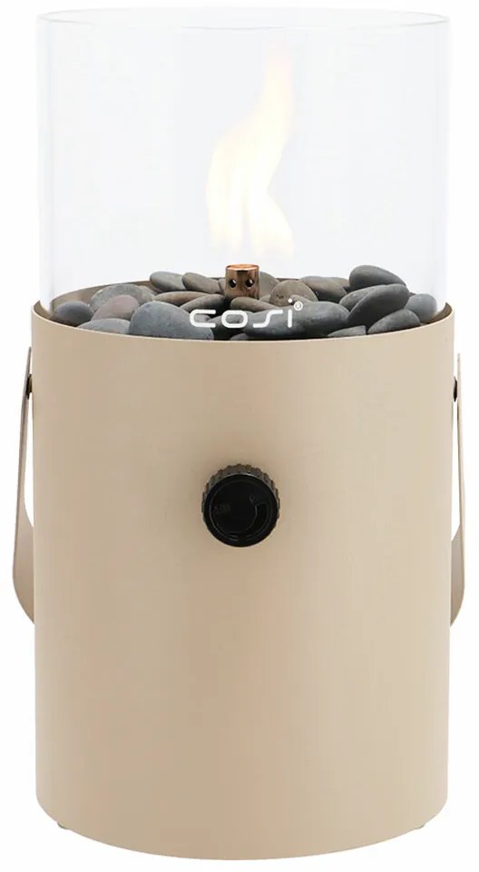 Cosi Fires Cosiscoop Original gaslantaarn Ø16x30 cm - sandy beige