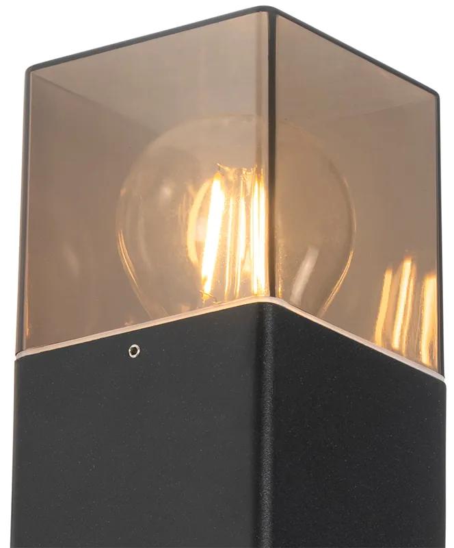 Buiten wandlamp zwart IP44 met bewegingsmelder - Denmark Modern E27 IP44 Buitenverlichting