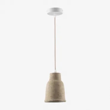 Hanglamp Van Terracotta Sainza Ø14 Cm & Tapioca Beige - Sklum