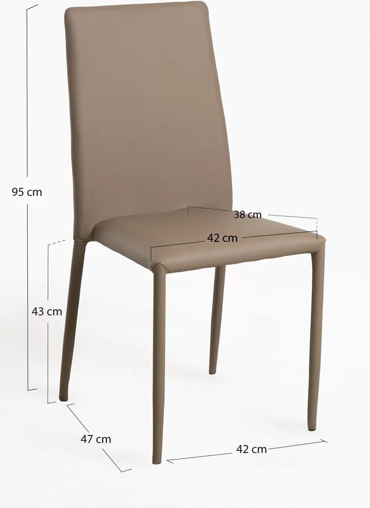 Set van 4 Tuoli-stoelen