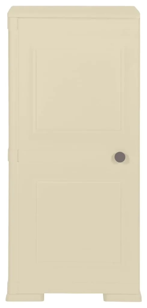 vidaXL Opbergkast hout-look 40x43x85,5 cm kunststof wit