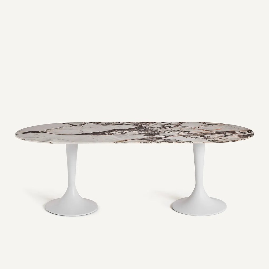 Ovaal tafelblad in keramiek L220 cm, Ovalo