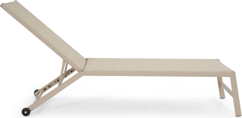Lifestyle Garden Furniture Lento Ligbed Verstelbaar Textileen Zand/Beige