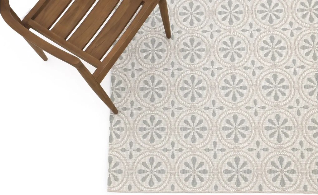 Buitenkleed | Rechthoekig | Kees Smit  Azaro | Gerecycled PET | Grijs/Antraciet/Taupe/Bruin | 200x290cm | Kees Smit Tuinmeubelen