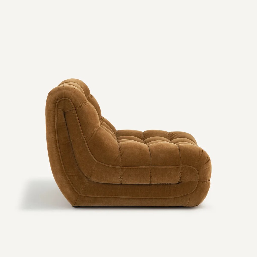 Fauteuil met fluwelen bekleding, Jud
