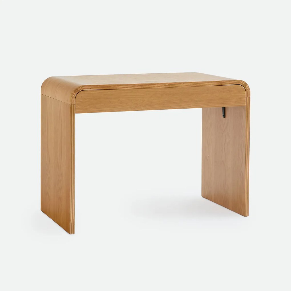 Bureau, eikenfineer, 1 lade, VENCE