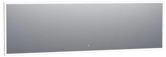 Saniclass Edge spiegel 240x70cm inclusief dimbare LED verlichting met touchscreen schakelaar 3978s