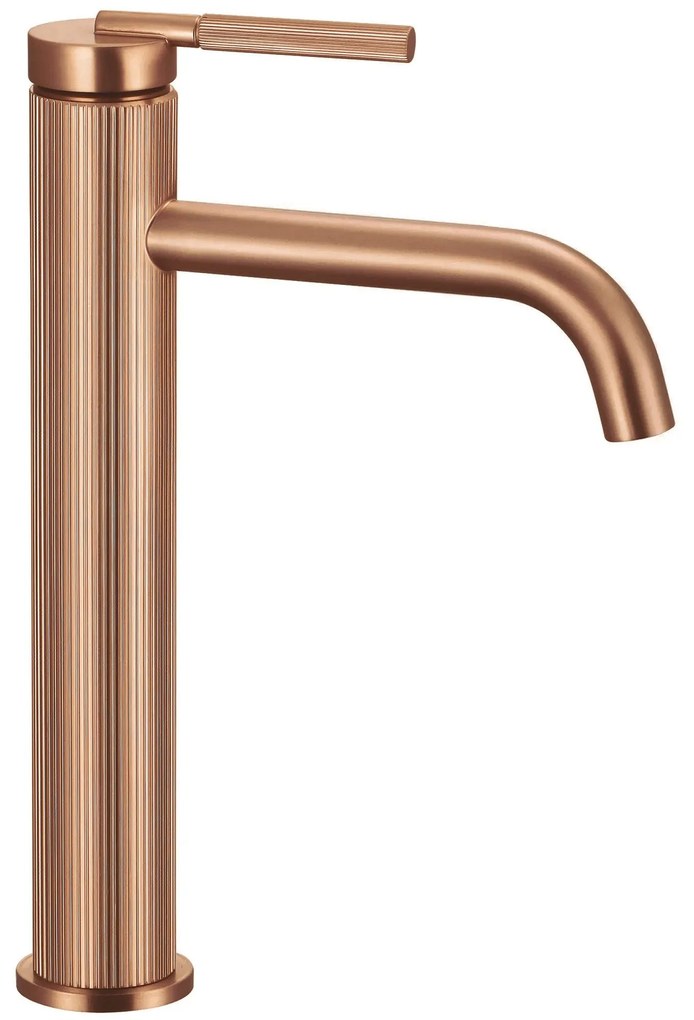 Wastafelkraan Rea Argon Brush Copper high