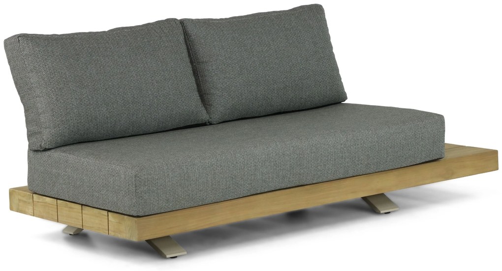 Hoek loungeset 5 personen Teak Taupe Santika Furniture Santika