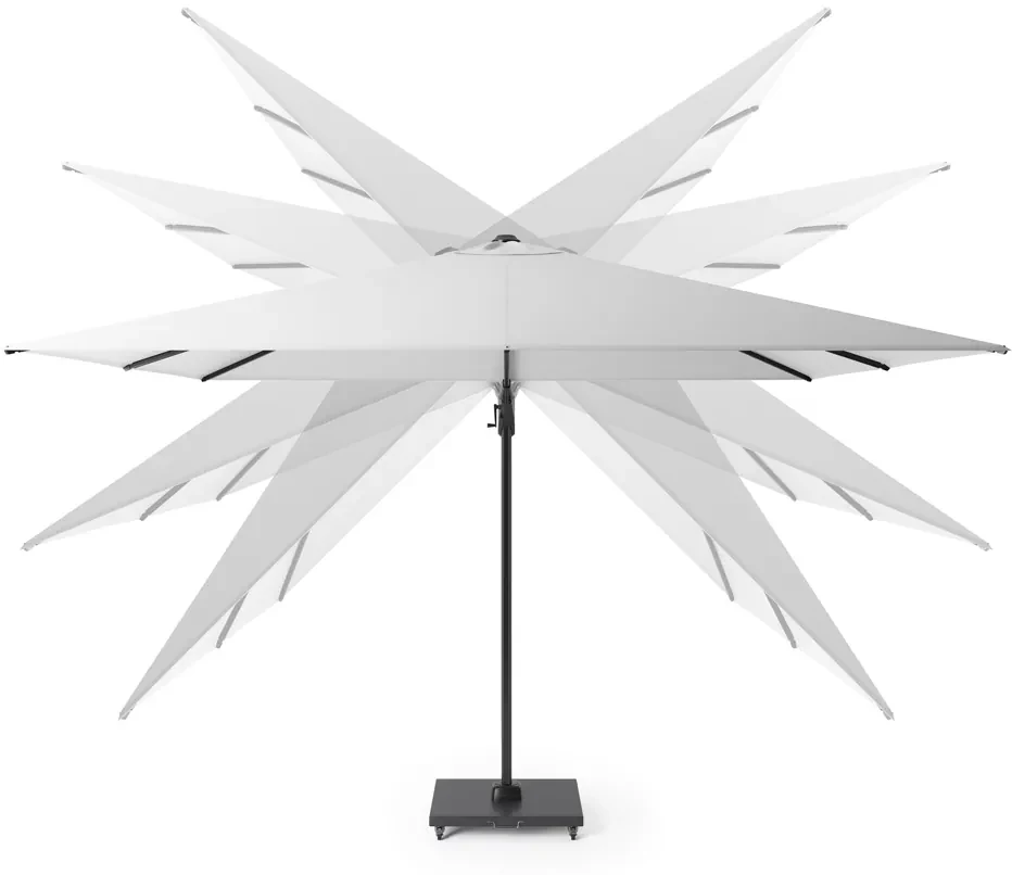 Platinum Voyager Vierkante Zweefparasol T2 2,7x2,7 m. - Havanna Taupe