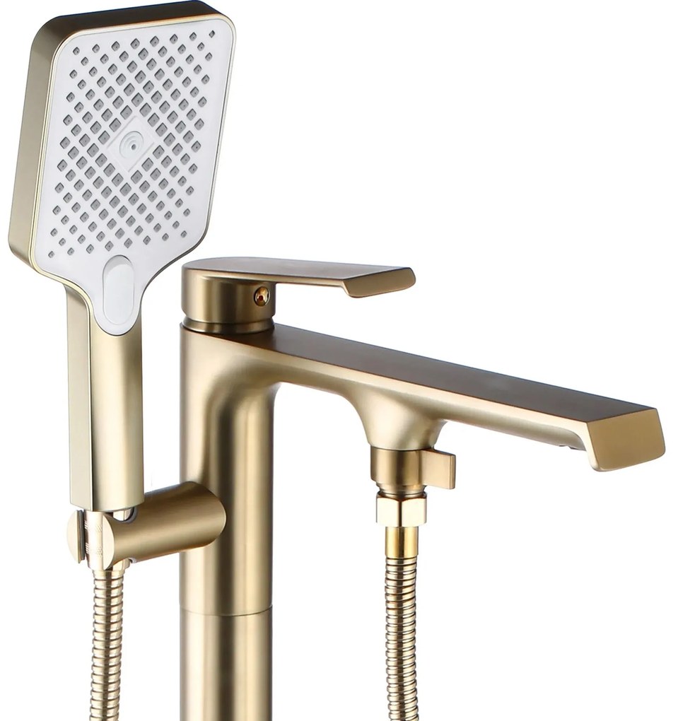 Vloeren badmengkraan Rea Hass Gold Brush