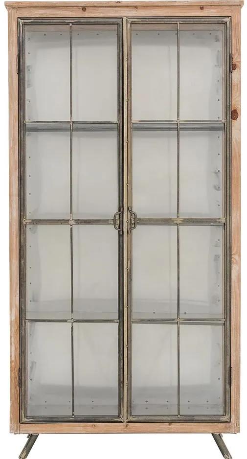 Goossens Vitrinekast Glass Wood, 2 glasdeuren