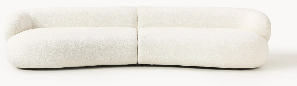 Bouclé bank Alba (4-zits)