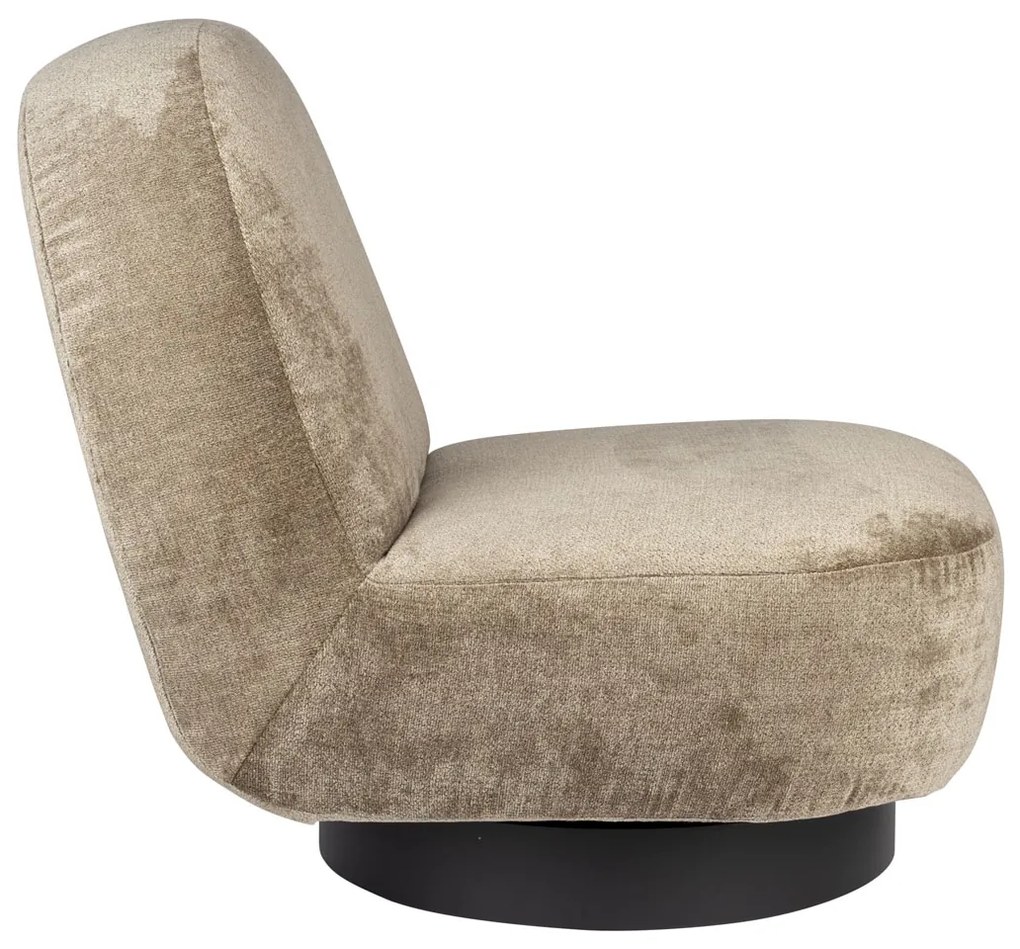 Zuiver Eden Moss Ronde Fauteuil Draaibaar Moss Groen