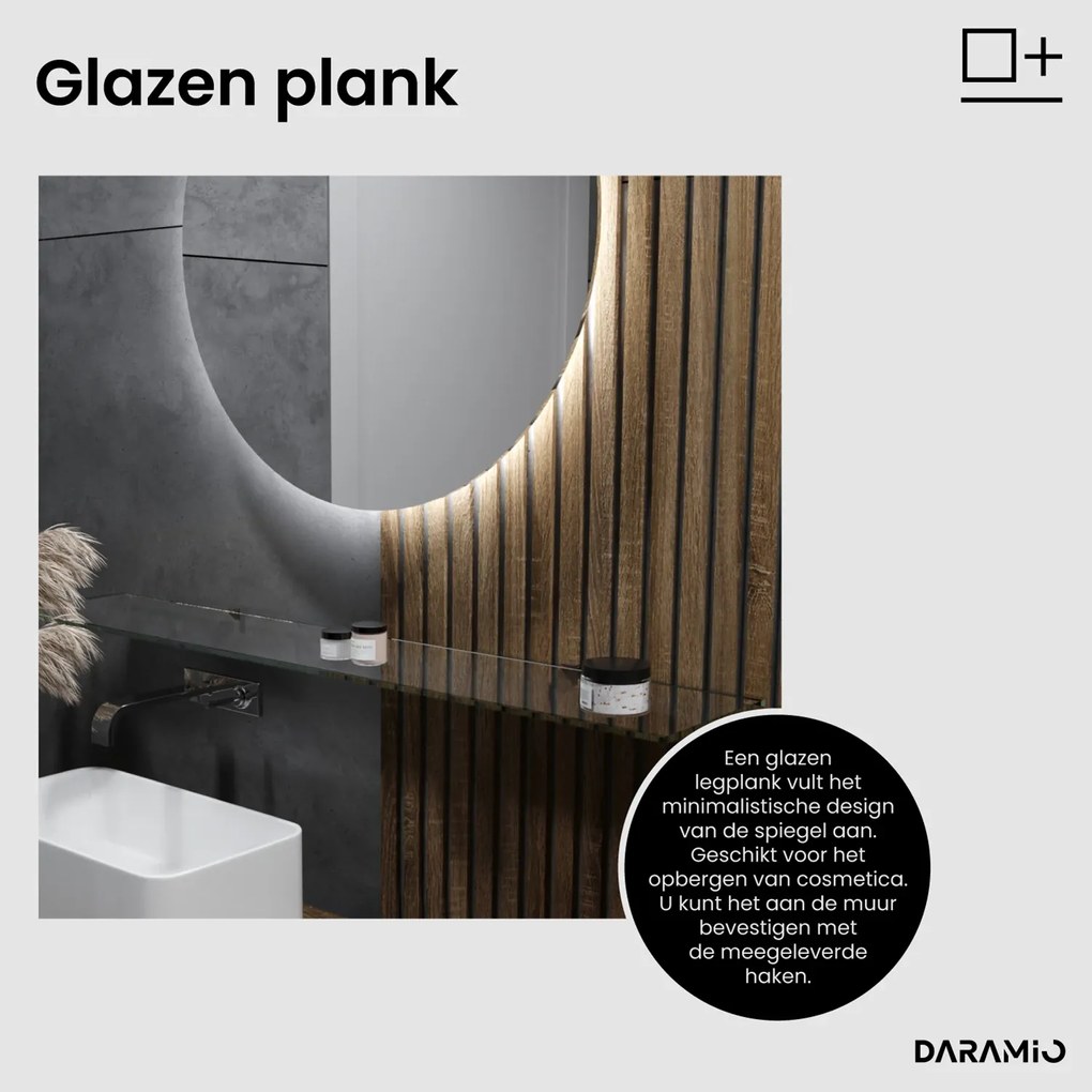 Atypische spiegel met LED-verlichting G10