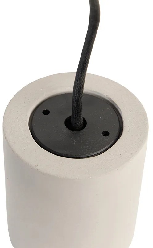 Landelijke plafondspot beton rond - Deep