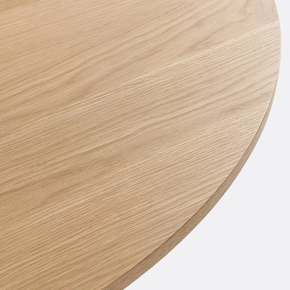 Eettafel, rond, tulpvormige basis, 4 tot 6 couverts, LILACE