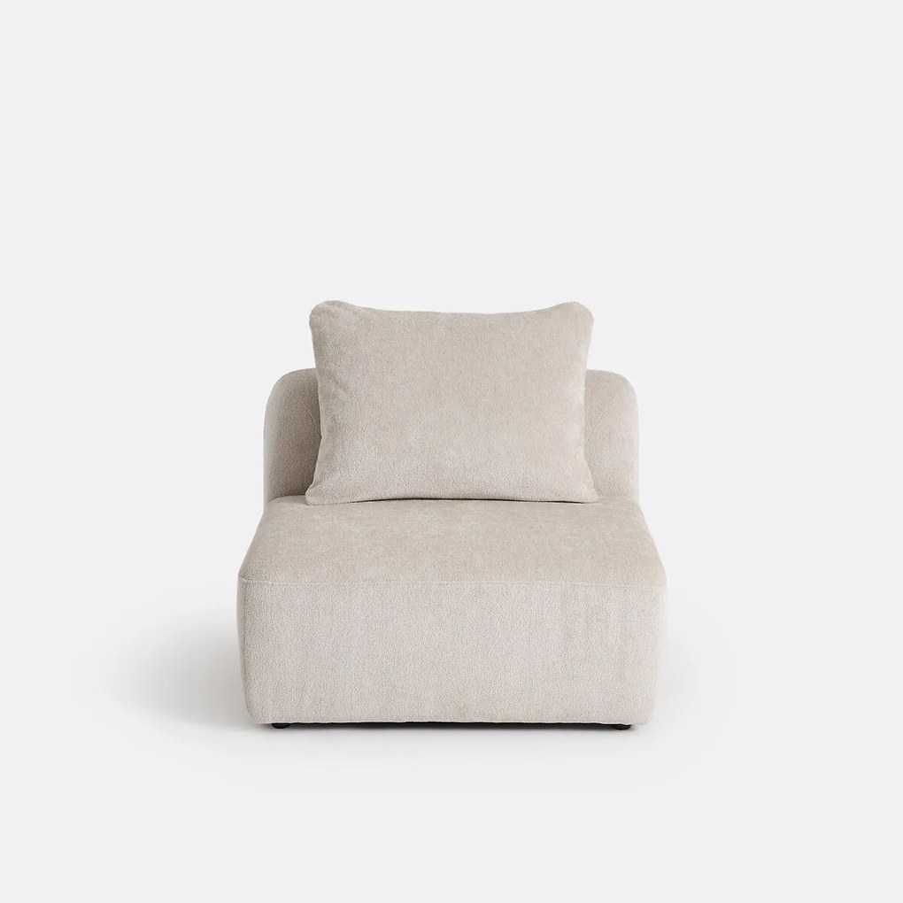 Zitelement voor modulaire bank, jacquard chenille, AMAD