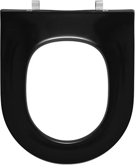 Objecta Pro polygiene toiletzitting zonder deksel, zwart