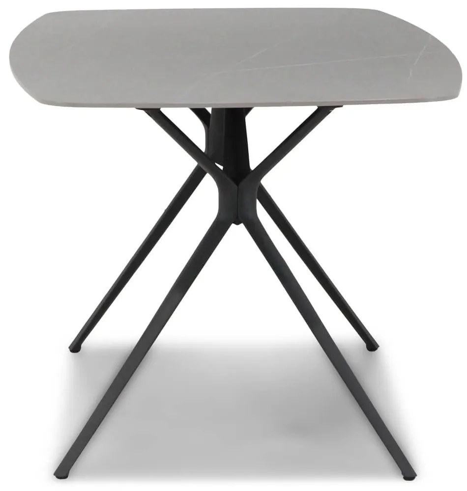 Dining Tuintafel   180 x 90 cm Aluminium Grijs  Valerio