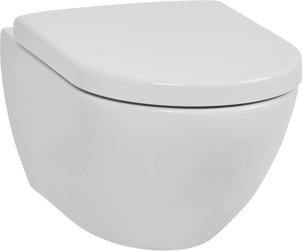 Ben Segno hangtoilet met toiletbril Xtra glaze+ Free flush wit