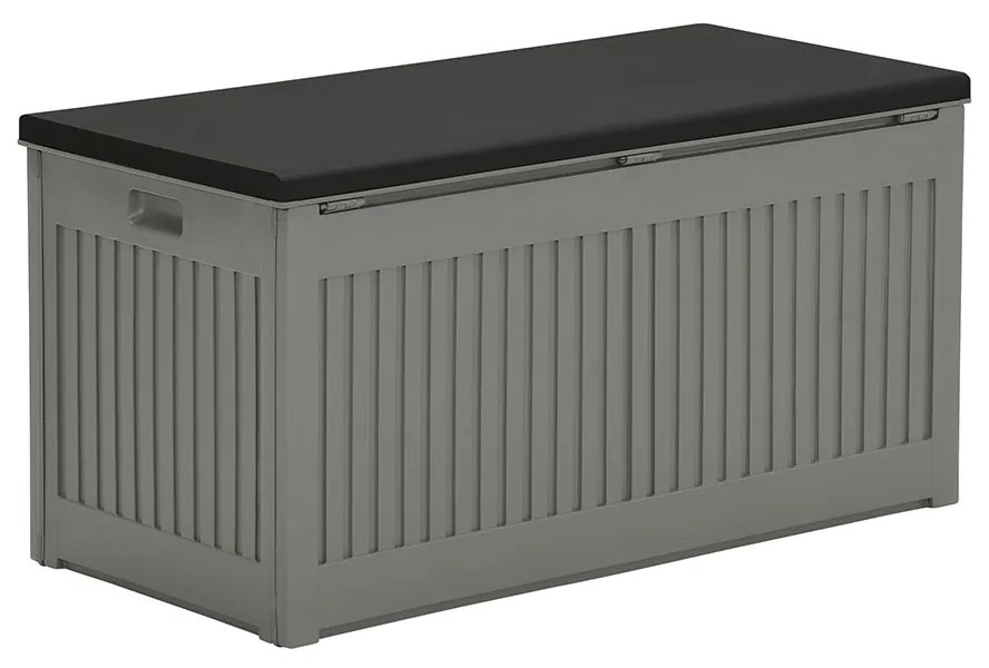Garden Impressions Debas kussen opbergbox 270 liter - donker grijs