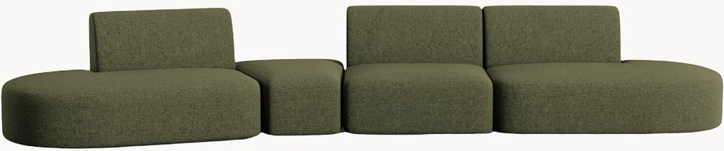 Modulaire chenille chaise Paolo (7-zits)