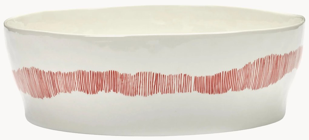 Saladeschaal Feast met reactief glazuur